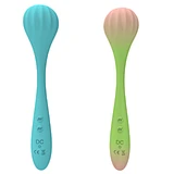 Rubber Fully Coated Double Ended Vibrator Body Wand Vibrator
